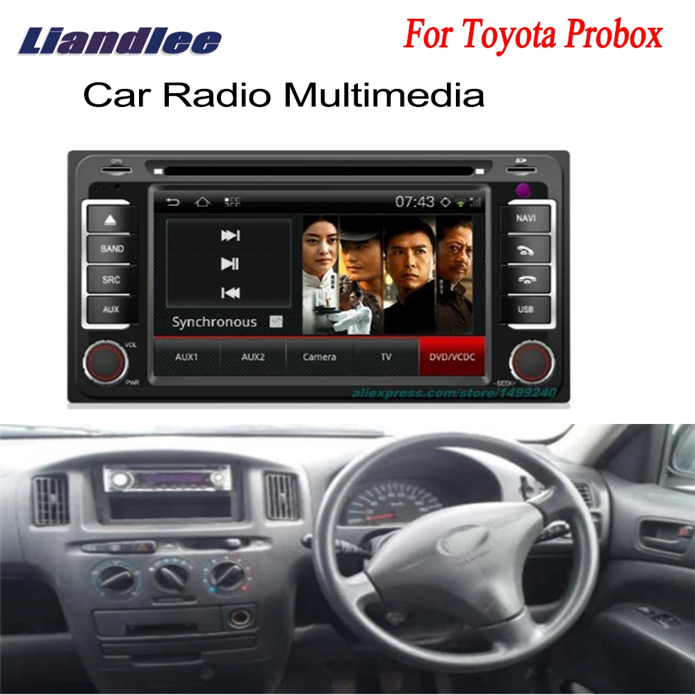Liandlee для Toyota Probox 2002 ~ 2012 2 Din Автомобильный Android GPS навигация карты радио CD DVD плеер