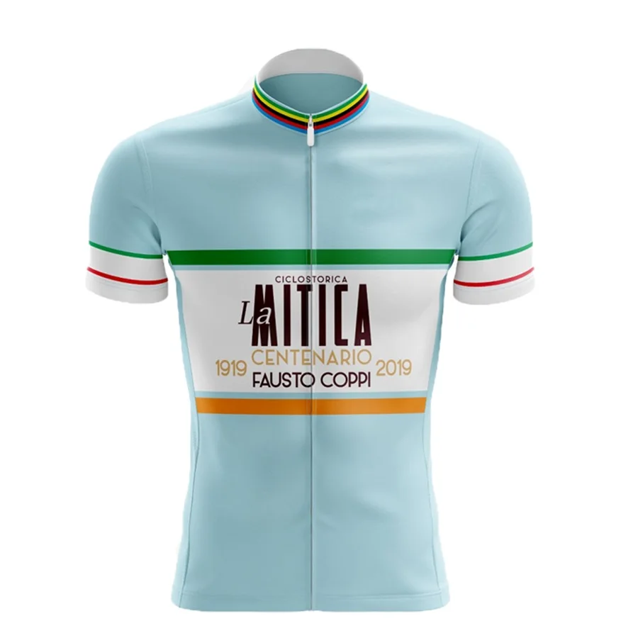 

La Mitica Summer cycling jersey Fausto Coppi Cycling Clothing MTB Road Bike Jersey Bicycle Shirts Maillot
