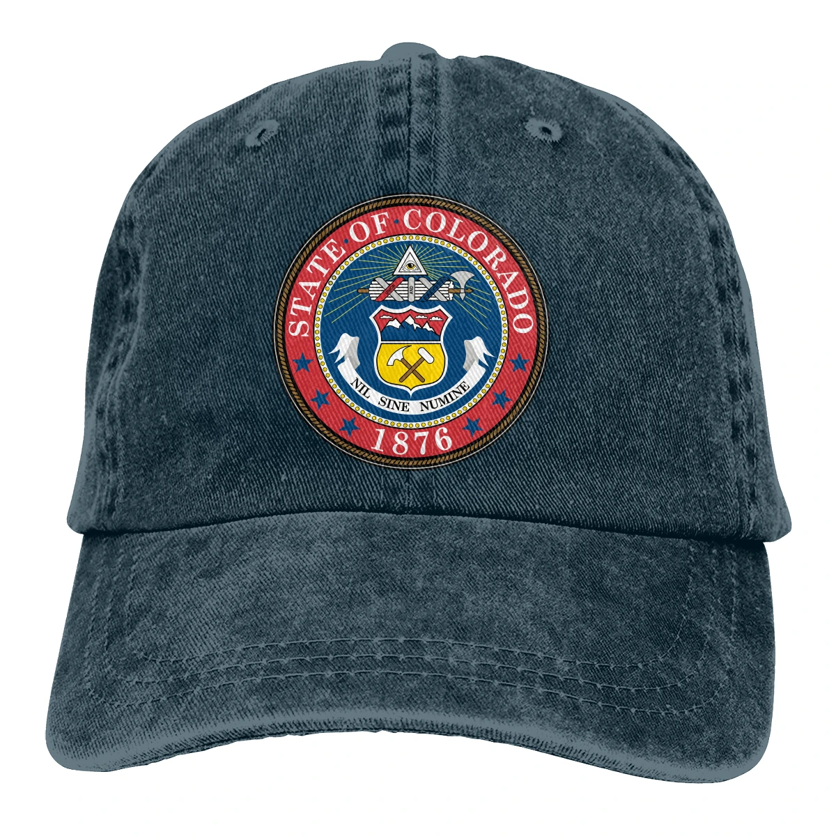 

Colorado State mens woman's Retro Washed Cowboy hat Vintage