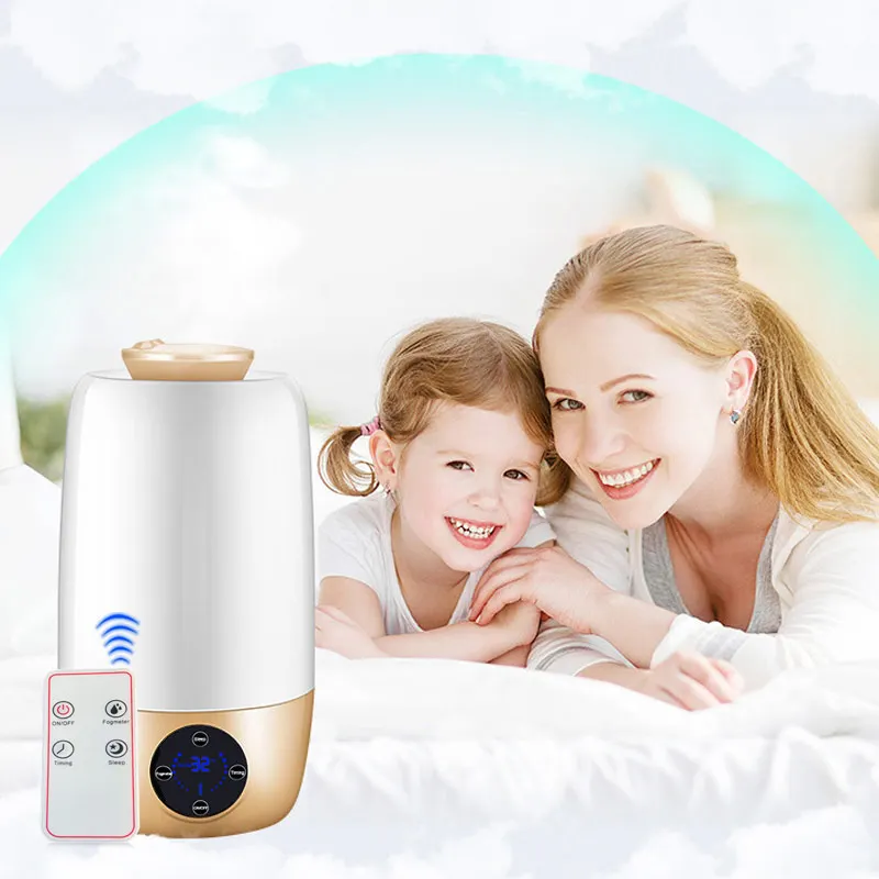 

KBAYBO Large capacity air purifier with remote control ultrasonic electric aromatherapy essential oil humidifier sprayer