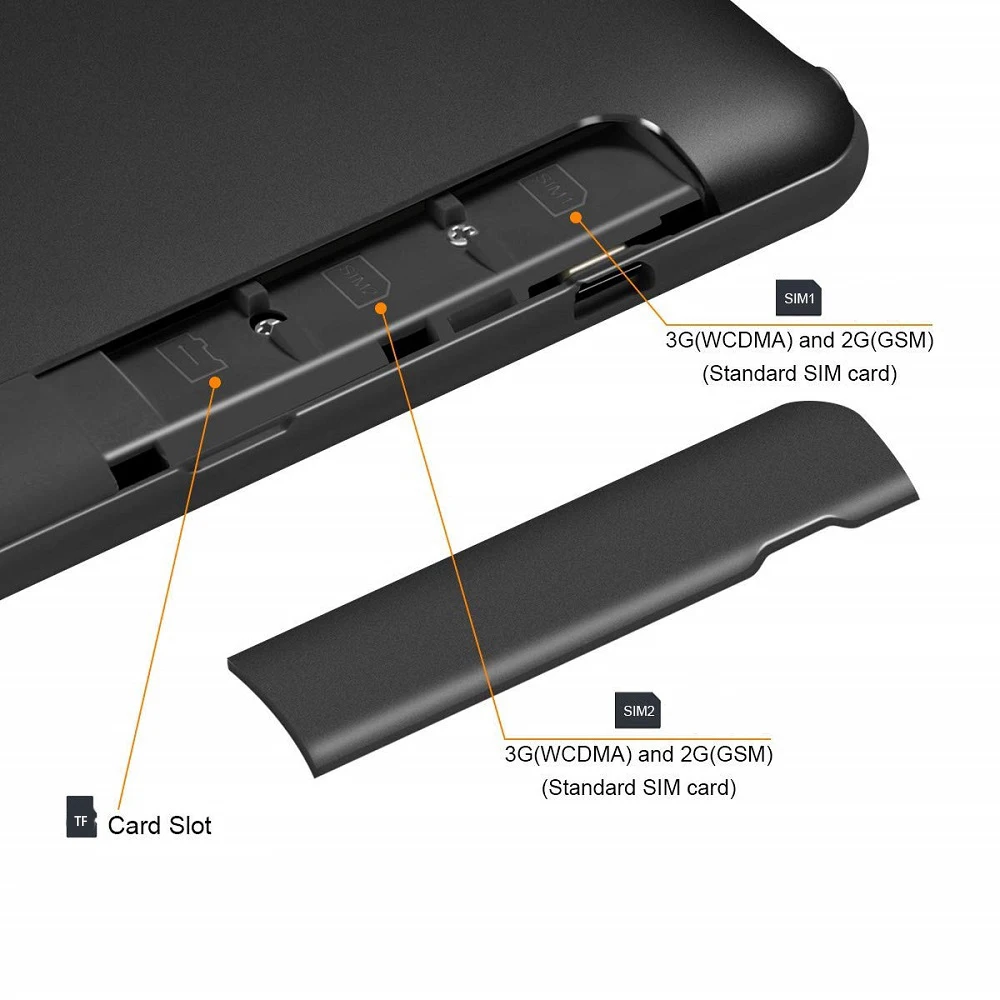 Новый оригинальный 10 дюймовый планшет Android 9 0 Google Market 3G телефон с двумя SIM картами