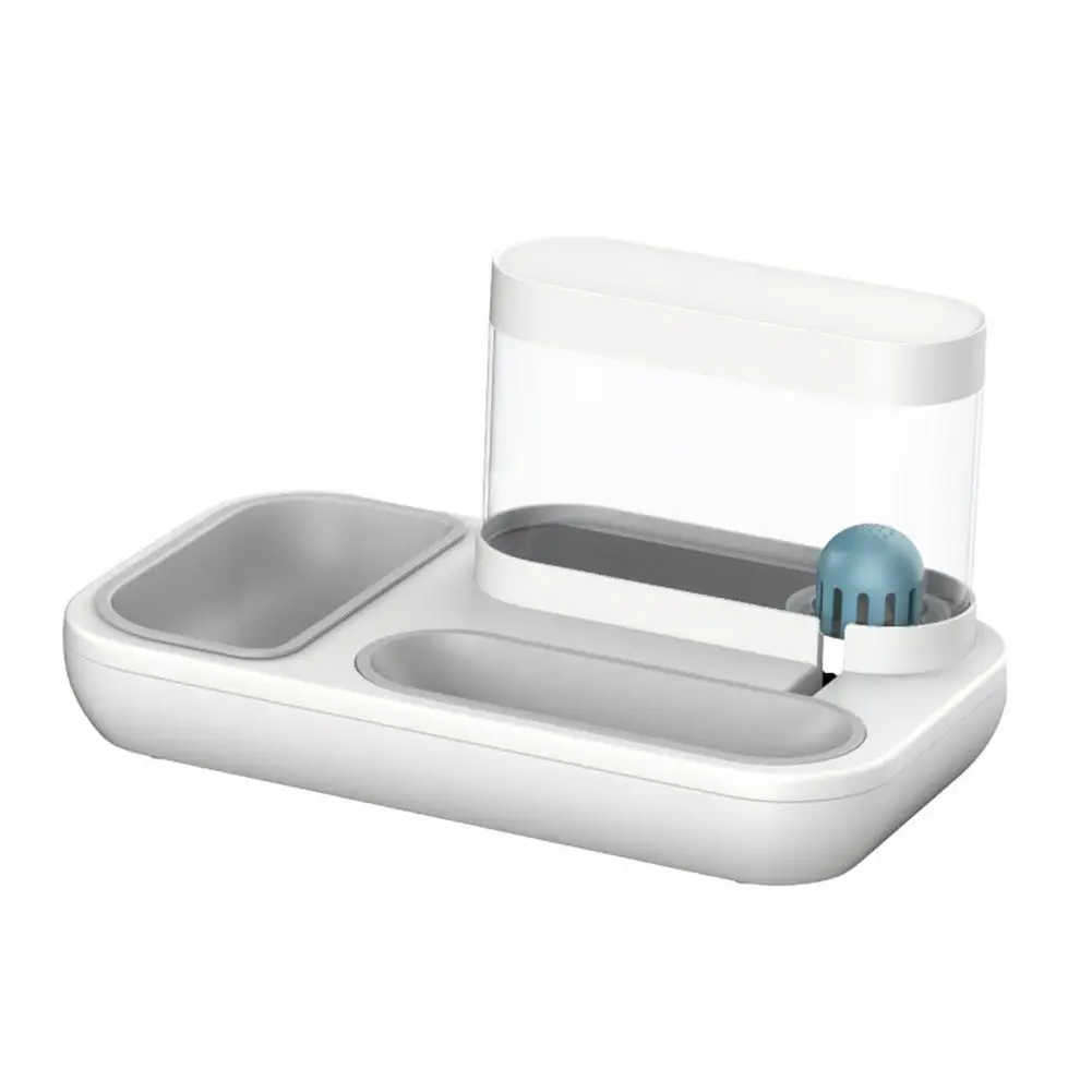 

2 In 1 Pet Feeder Cat Dog Food Water Dispenser High Quality Dog Automatic Water Feeding Bowl Food Food Feeding Bowl