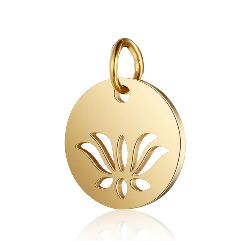 5 шт./лот Титановая Сталь DIY кулон для Тай Чи Изготовление ювелирных изделий