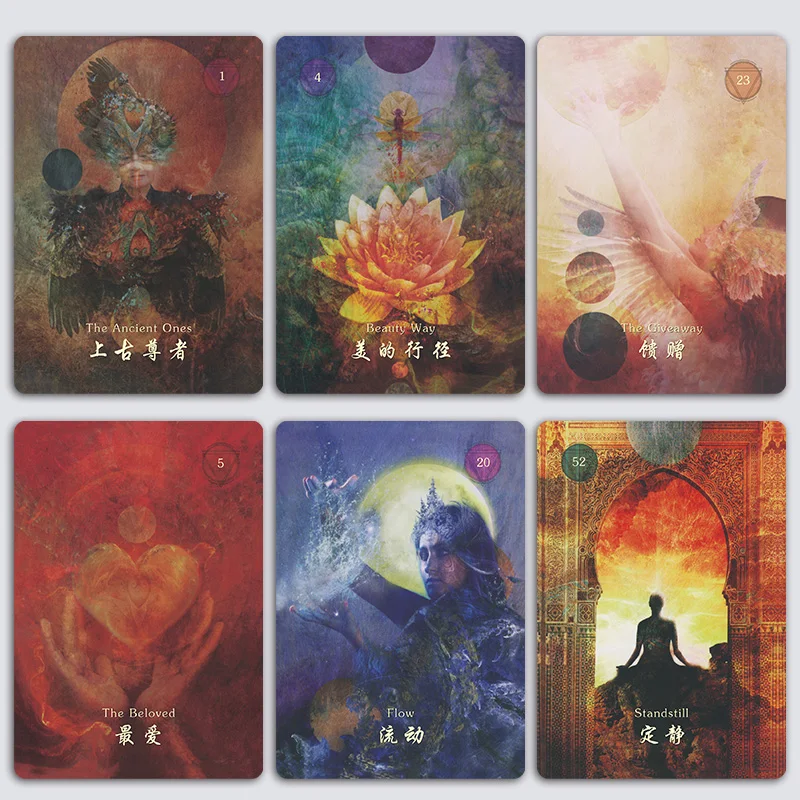Лидер продаж Карты Таро 127*89 мм китайская/английская версия для семьи/друзей