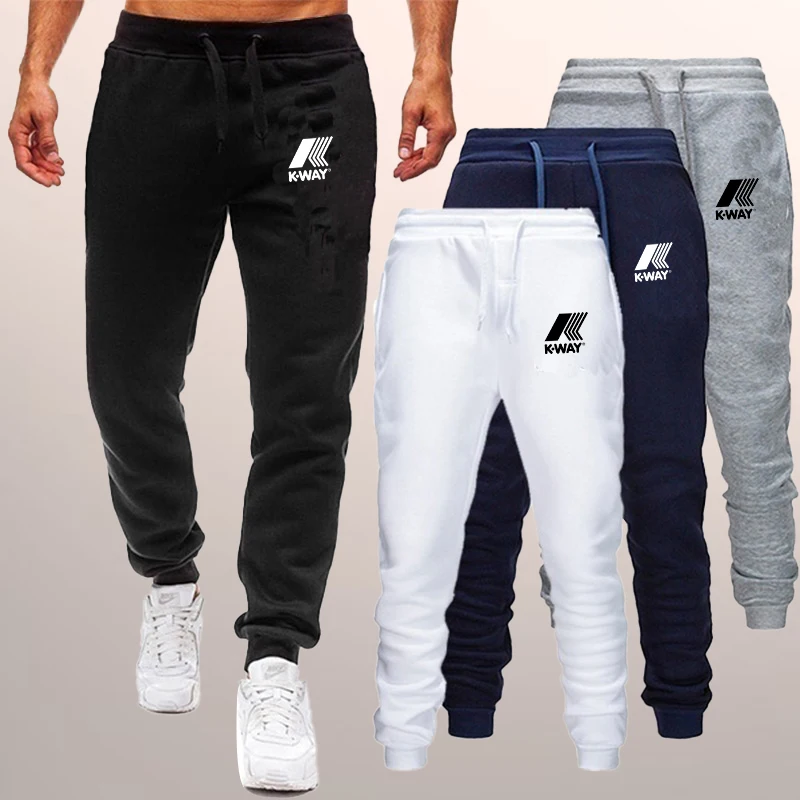 

Luxury Men's Long Sweatpants Sports Pants Elastic Waist With Pockets Male Techwear Jogging Trousers Casual Fitness Homme S-4XL