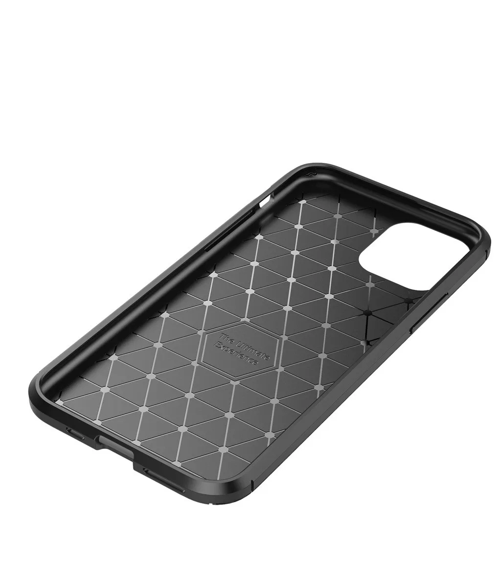 Тонкий мягкий защитный чехол из углеродного волокна для Iphone 11pro mAX 6 5 дюйма