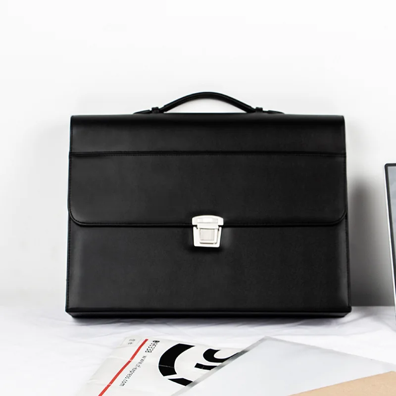 

21 Into Box Organ Folder Data Pack PU Handheld Test Paper Expanding Folders Storage and Finishing Bag Filing Products