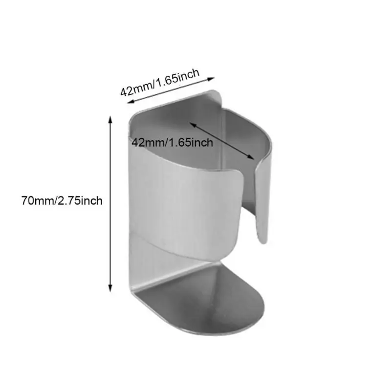 

1Pcs Stainless Steel Wall-Mounted Creative Non-Marking Double-Sided Brushed Electric Toothbrush Rack Bathroom Accessories