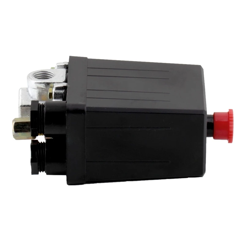 Heavy Duty Air Compressor Pressure Switch Control Valve 90 PSI -120 HS Black | Обустройство дома