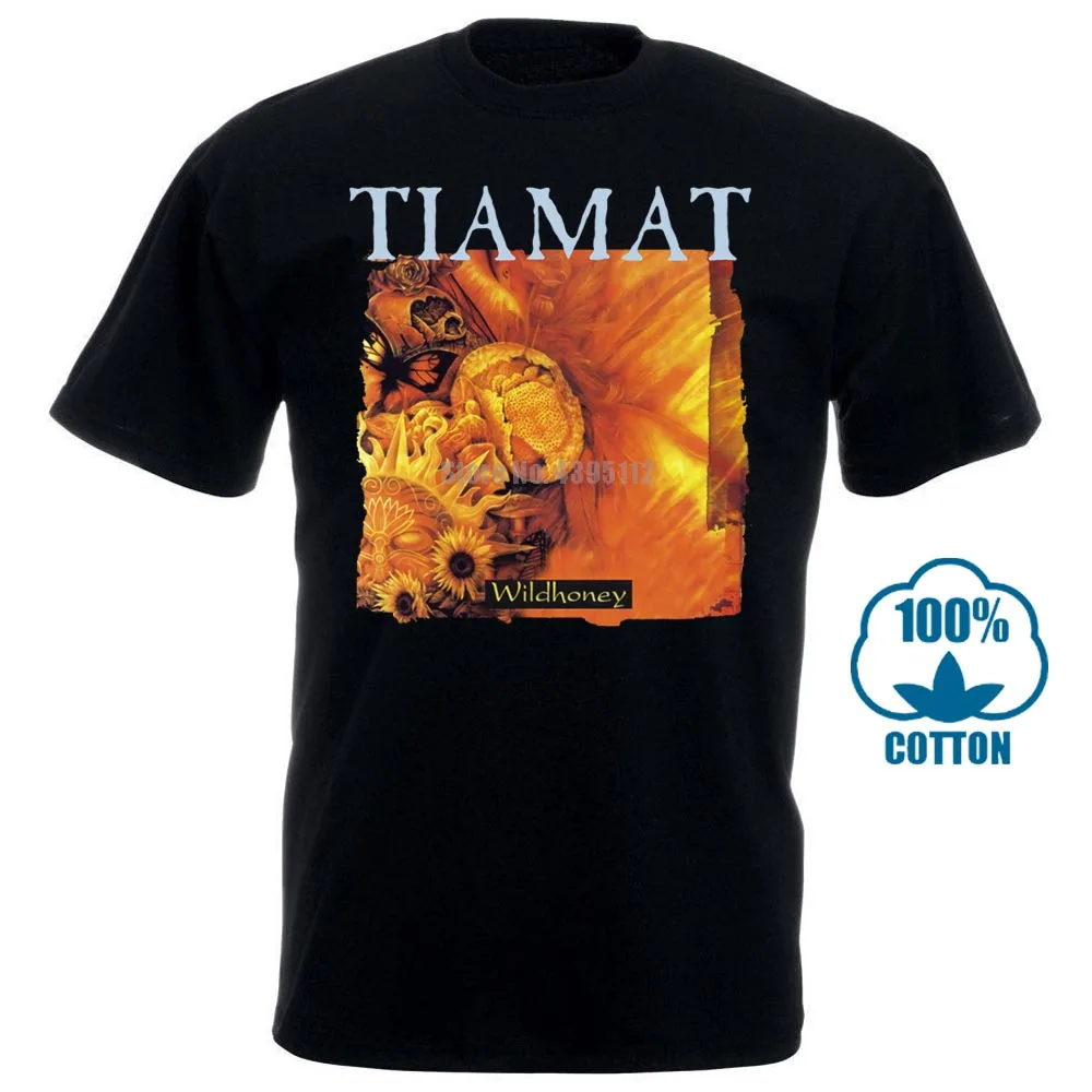 Футболка с короткими рукавами и круглым вырезом Tiamat Wildhoney черная футболка из 100%