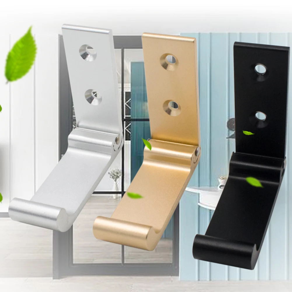 Складные крючки настенные для одежды пальто шляпы сумок вешалки из алюминиевого