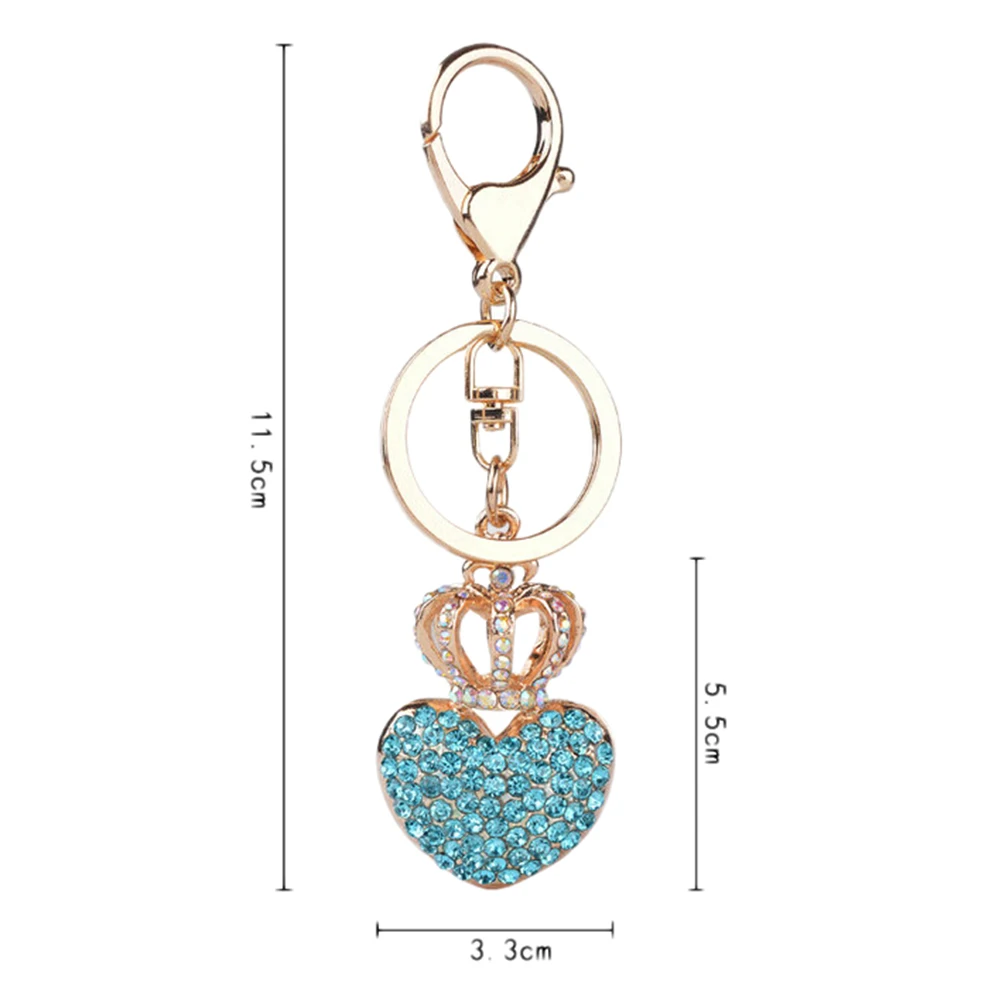 Брелок для ключей с короной и сердцем|Брелоки| |