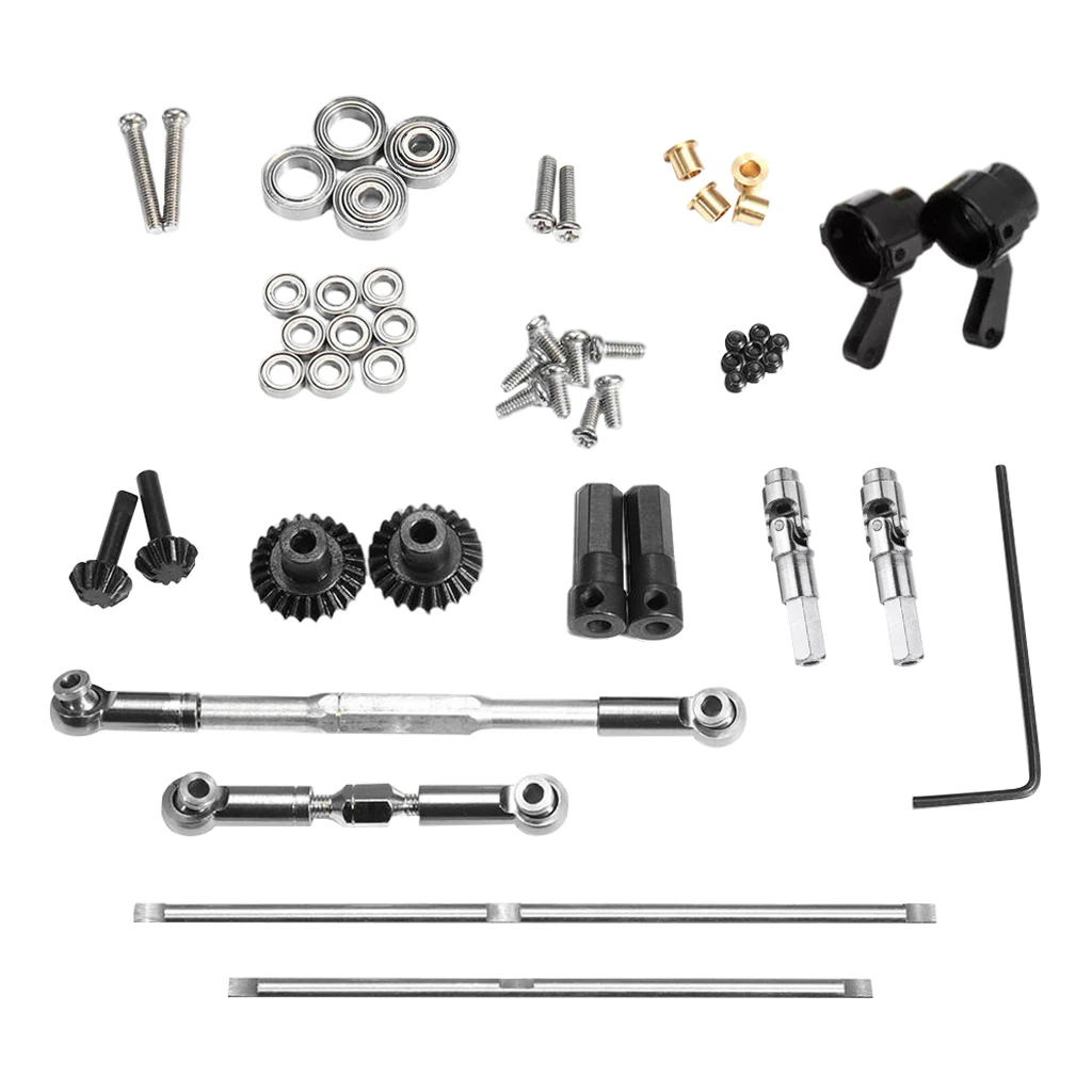 

Metal Front Rear Axle Set For MN D90 D91 D96 D99 4x4 RC Crawler Car Truck