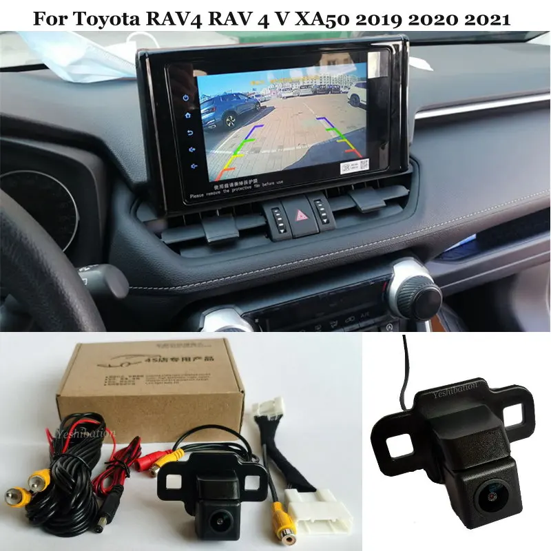 Car Rear View Camera For Toyota RAV4 RAV 4 V XA50 2019 2020 2021 NEW RAV4 HD CCD Back up Parking Camera