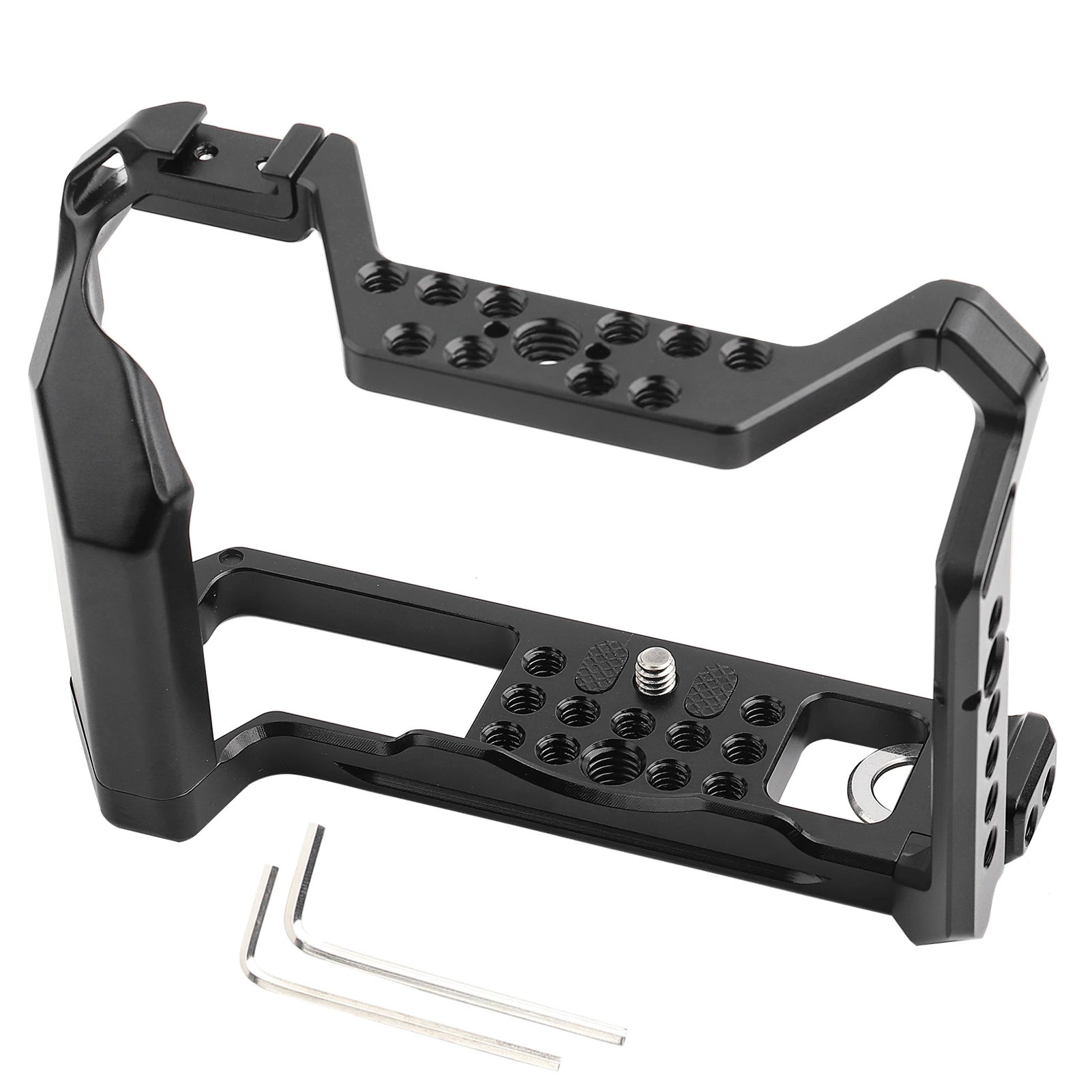 

Aluminium Alloy Cage Multifunction Extension Frame for Fuji XT‑4 Mirrorless Camera