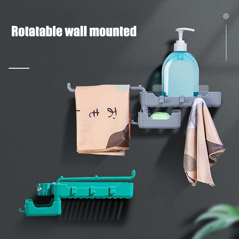 

Новинка держатель для полотенец в ванную комнату без перфорации полый слив настенная подвесная полка Легкая установка уборная