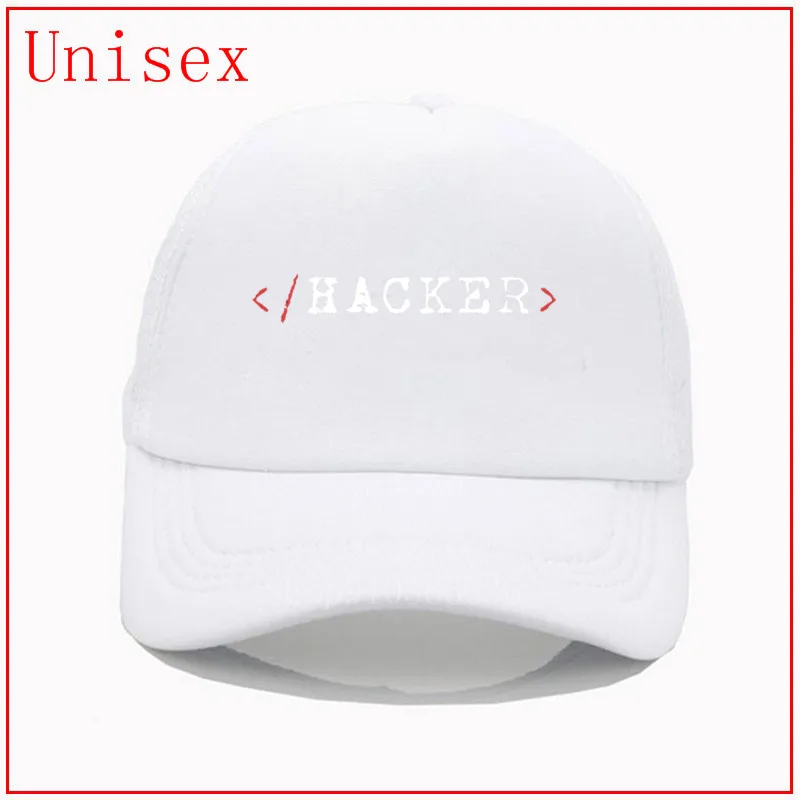 Кепка-хакер для мужчин и женщин бейсболка с полями пластиком | Аксессуары одежды
