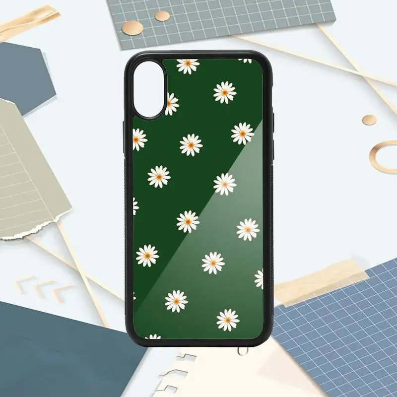 

Sunflower daisy flower shell Phone Case PC for iPhone 11 12 pro XS MAX 8 7 6 6S Plus X 5S SE 2020 XR
