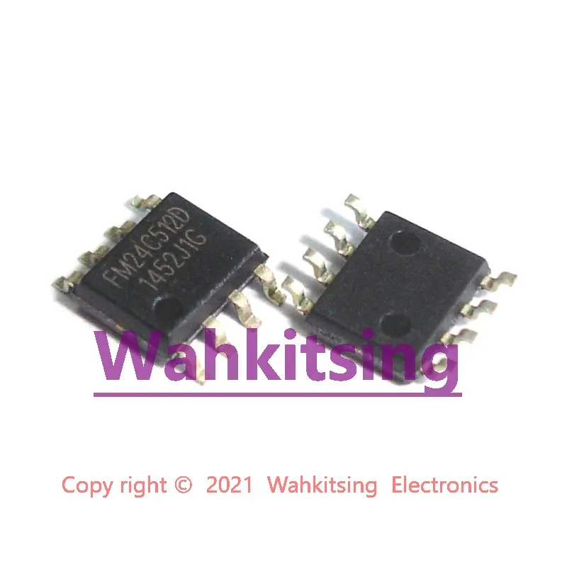 10 шт. FM24C512D-SO-T-G SOP-8 FM24C512 2-проводной последовательный чип памяти EEPROM IC - купить по