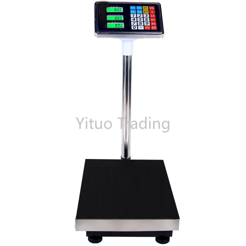 Коммерческие цифровой Дисплей Нержавеющая сталь электронные весы Кнопка Панель