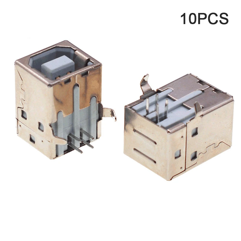 

10pcs/lot USB B Type Female Socket Connector G45 for Printer Data Interface