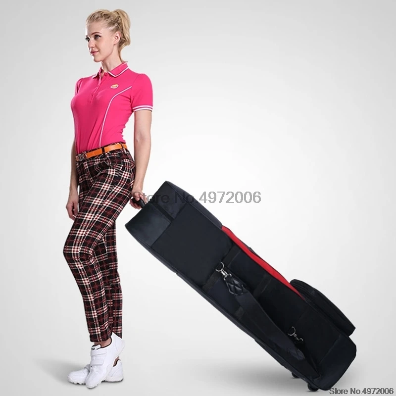 Pgm легкая авиационная сумка для шкива посылка с колесом большая емкость складная сумка для гольфа двухслойная дорожная сумка для гольфа D0061