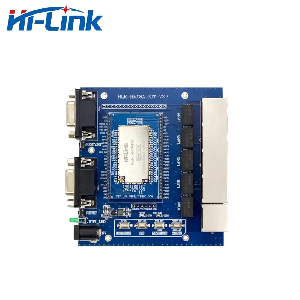 Бесплатная доставка HLK 7688A модуль WiFi маршрутизатор OpenWrt StartKit 128 М Оперативная