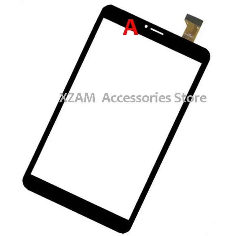 Черный 8 дюймовый сенсорный экран с цифровым преобразователем для Prestigio Muze 3708 3G