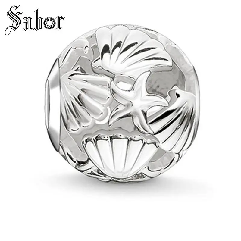 2020 тибетский серебряный летний подарок морская звезда и ракушки бусины Модные DIY