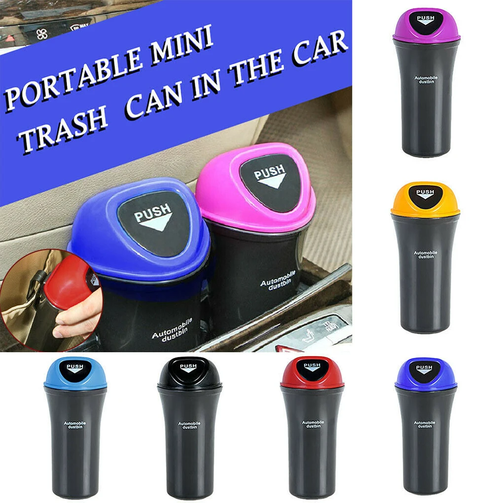 Автомобильный мусорный бак мусорное ведро мини-контейнер для хранения