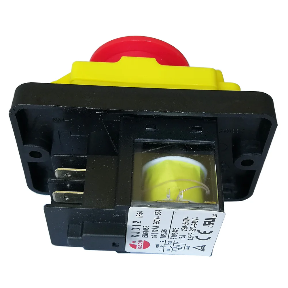KEDU KJD12 водонепроницаемый экстренный электромагнитный кнопочный переключатель
