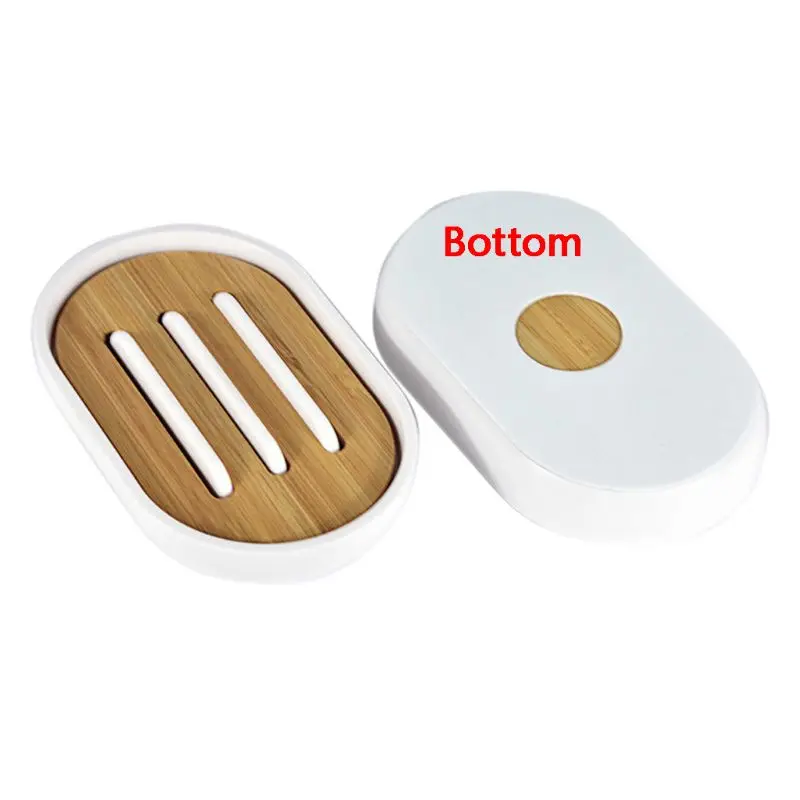 Бамбуковый держатель для мыла подставка ванной и душа коробка хранения стойка