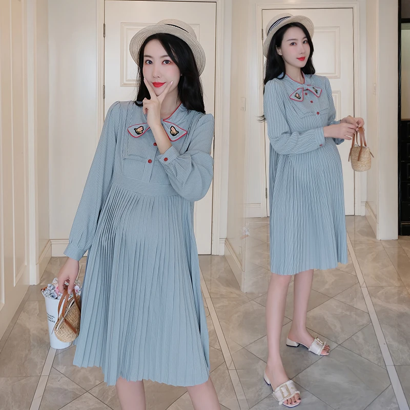 2019 Новое поступление летнее платье для беременных женщин Элегантный большой