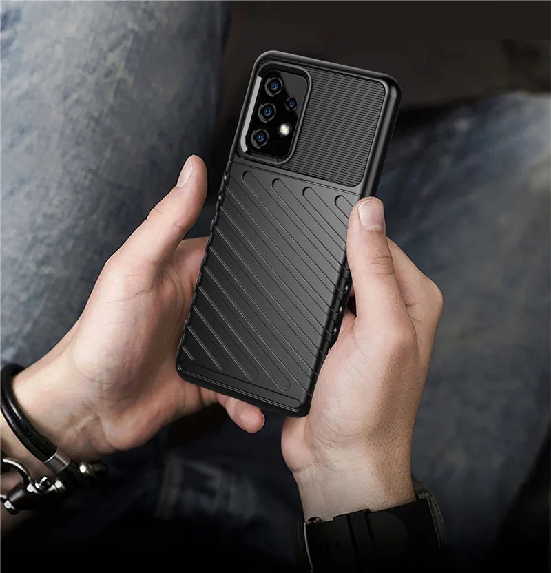 For Cover Samsung Galaxy A52 Case For Samsung A52 Coque Shockproof Phone Bakc Bumper Soft TPU Cover for Samsung A52 Fundas 6.5