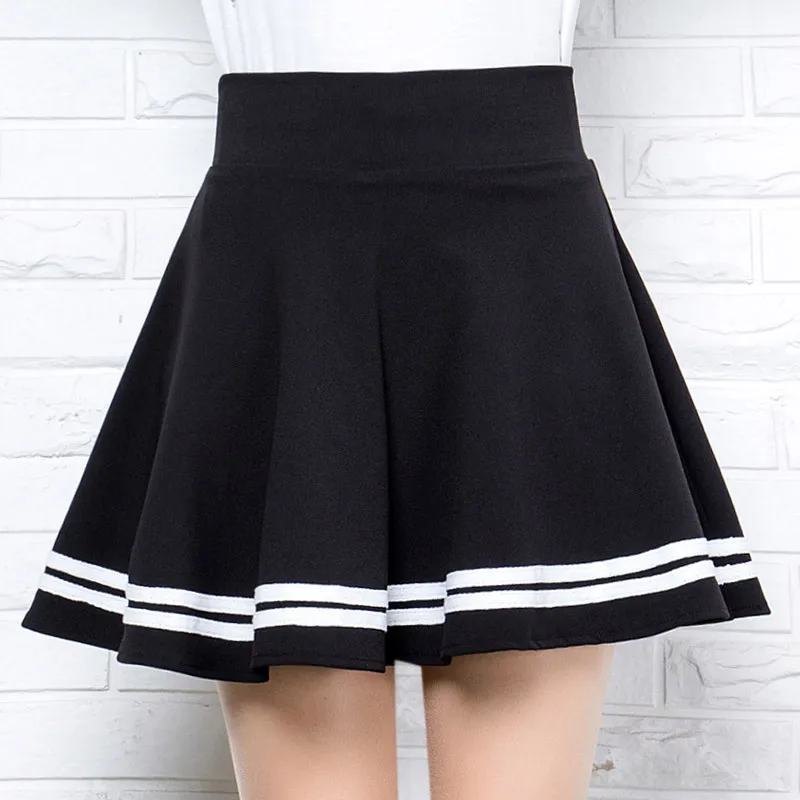 

ECTIC 2021 Winter and Summer Style Brand Women Skirt Elastic Faldas Ladies Midi Skirts Sexy Girl Mini Short Skirts Saia Feminina