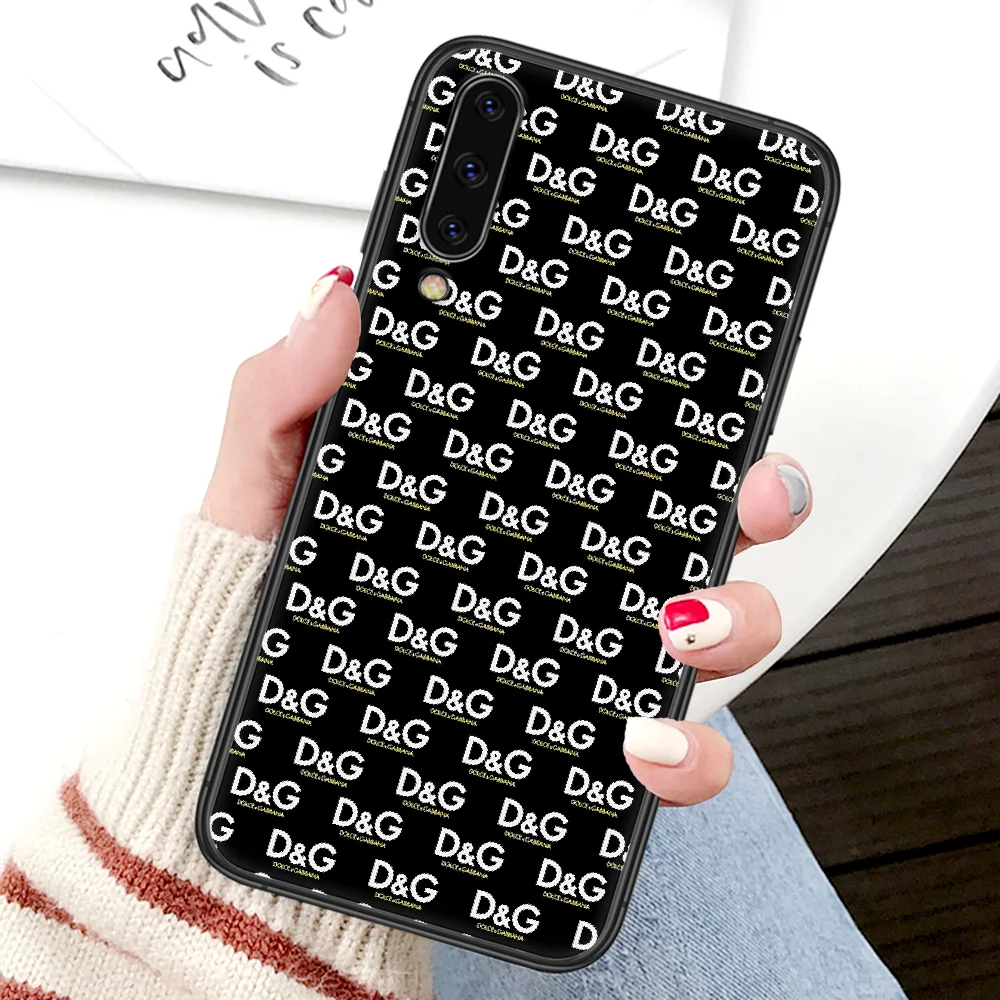 

Ltaly Fashion luxury Brand Phone Case For Samsung Galaxy A 3 5 7 8 10 20 20E 21S 30 30S 40 50 51 70 71 4G black Hoesjes Soft