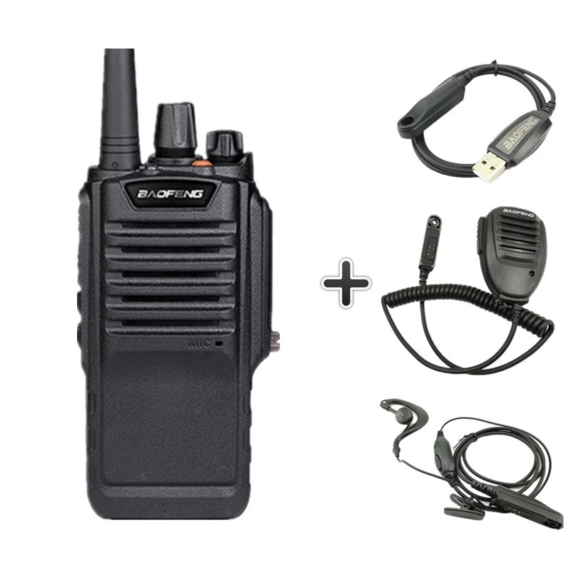 1headset1cable1MIC Baofeng Bf-9700 7 Вт Высокая мощность рация IP67 Водонепроницаемый двухстороннее радио Amador PTT BF 9700 большой радиус действия Ham радио Hf трансивер - Цвет: 1headset1cable1MIC