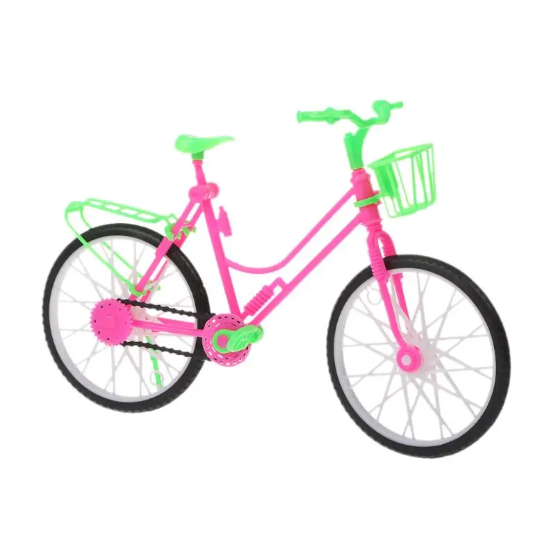 Высокое качество кукольный велосипед кукольного домика для Кукла Барби 12