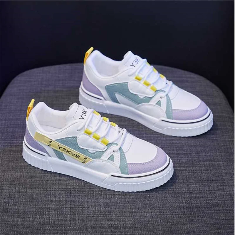 

Women Casual Sneakers Spring Autumn Sneakers Breathable Women Shoes Lace Up Female Boots Comrfortable Platform Shoes Women