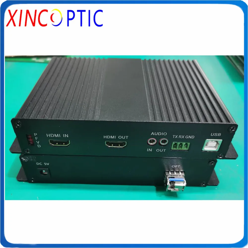 1Ch HDMI Local Loopout+Remote Double Output+1Ch Forward Stereo Audio SM SX 3G 20KM LC SFP Fiber Optic Extender | Мобильные телефоны