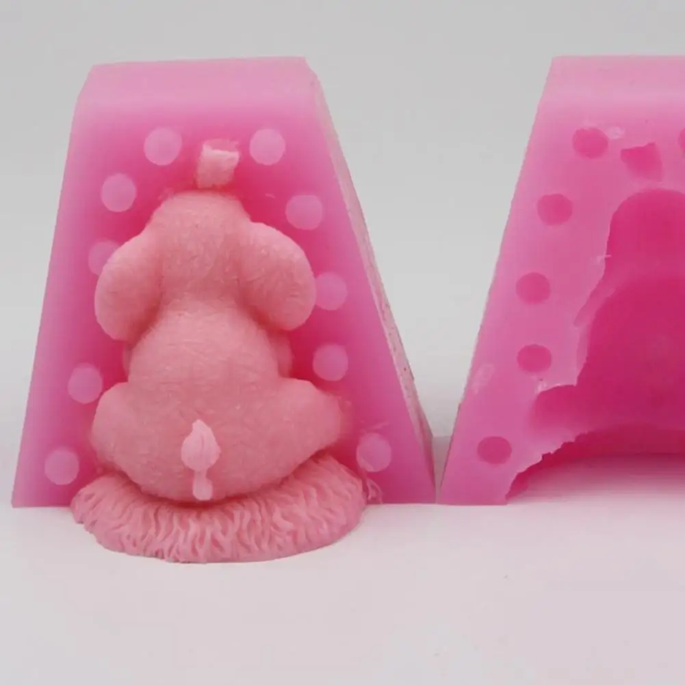 Silicone Mold 3D Elephant Soap Handicraft DIY Cake Decoration Baking Tools For Fondant Chocolate Candles Making |