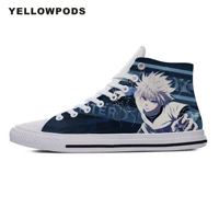 mens casual shoes funny cartoon high quality handiness anime hunter x hunter outdoor sport shoes lightweight casual sneakers
