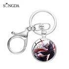 2020, классический модный Токийский Гуль, брелок для автомобиля, цепочка для ключей, коллекция ювелирных изделий, аксессуары, стеклянный купол с застежкой для мужчин и женщин