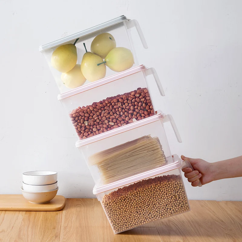 4 шт. ящик для хранения холодильника прямоугольный яиц пластиковый отделочный