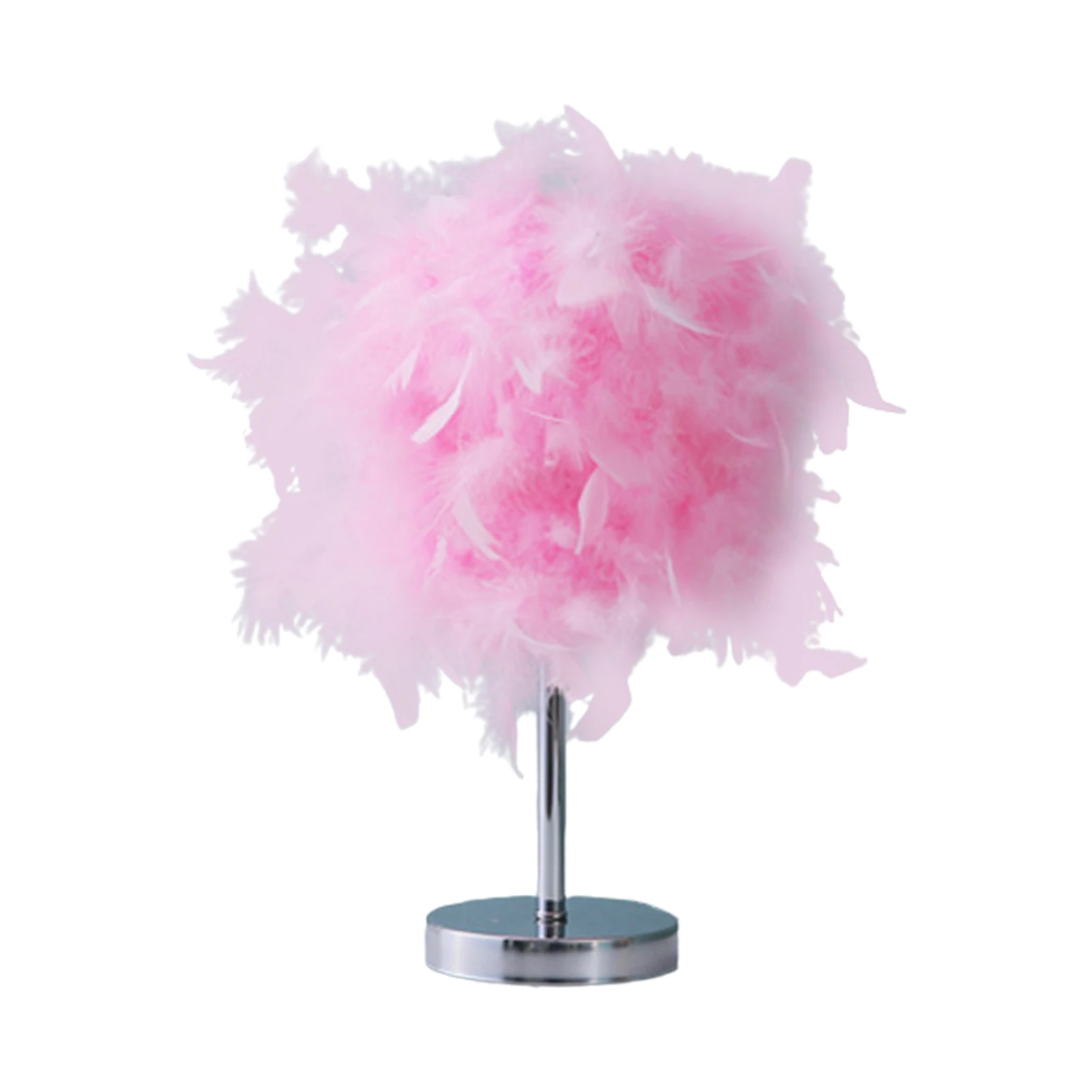 

Спальня Свадьба искусственные перья тени для чтения Романтический домашний декор Светодиодная настольная лампа ночсветильник элегантный ...