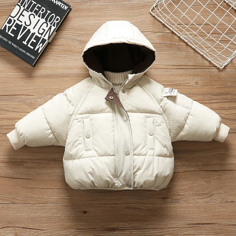 Детская хлопковая куртка в Корейском стиле утепленная средней и длительной