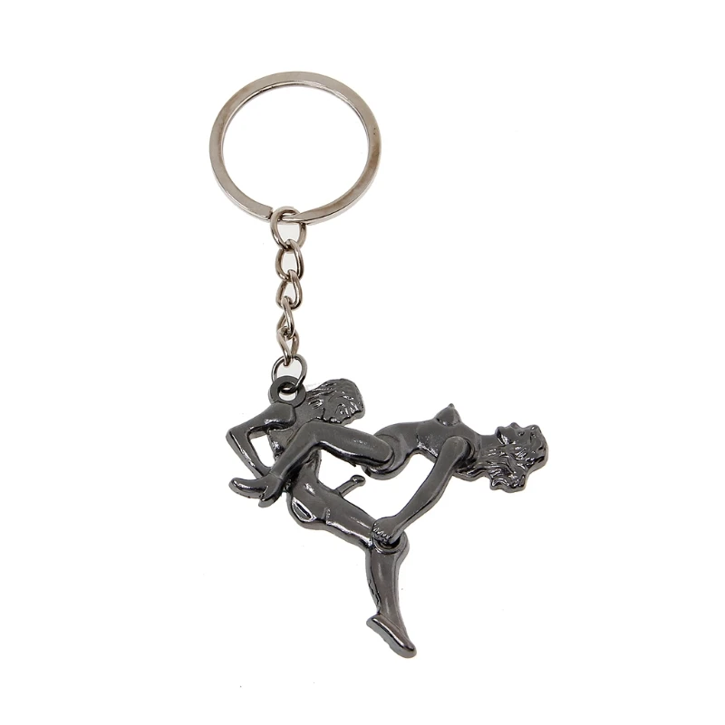 Новинка 2022 мужской гениталии брелок для ключей влюбленных металлический
