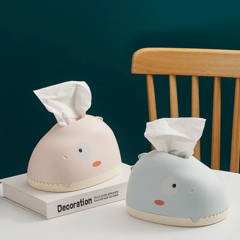 

Cartoon Tissue Box Home Living Room Desktop Decoration Decorative Napkin Box Dinosaur Creative Pumping Box