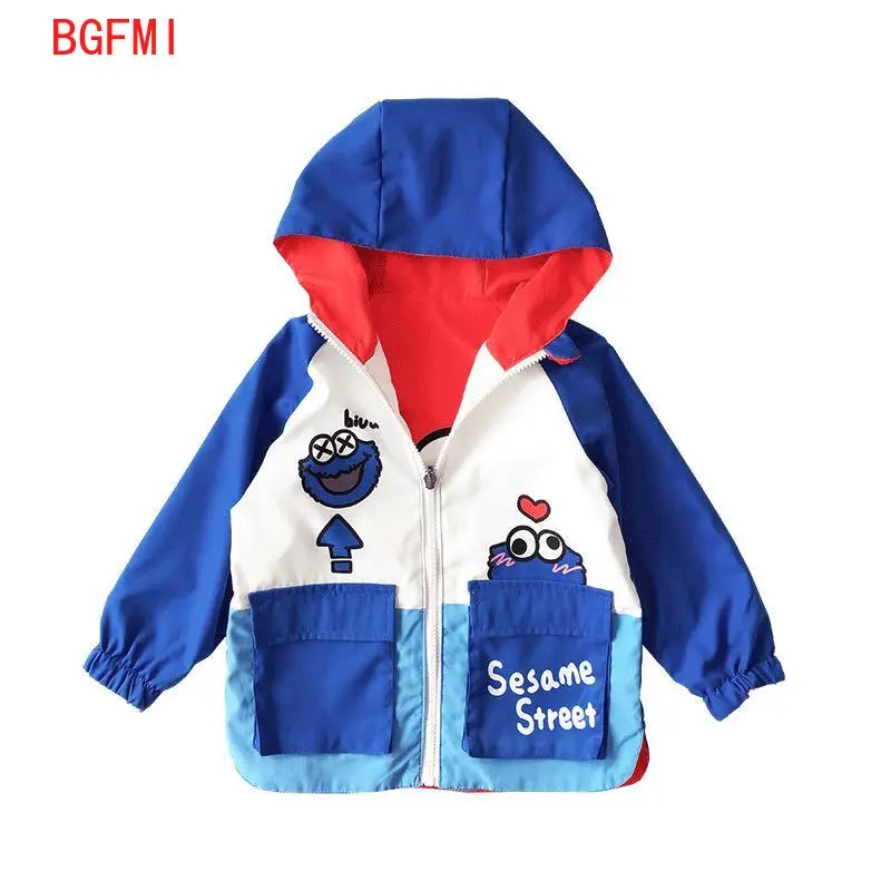 Тренчкот с надписью для мальчиков и девочек куртка на молнии новинка весны 2020