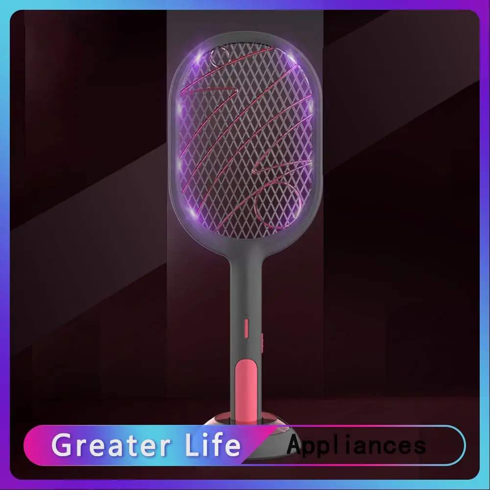

Electric Mosquito Swatter 2 Modes USB Rechargeable Home Bug Zapper Racket